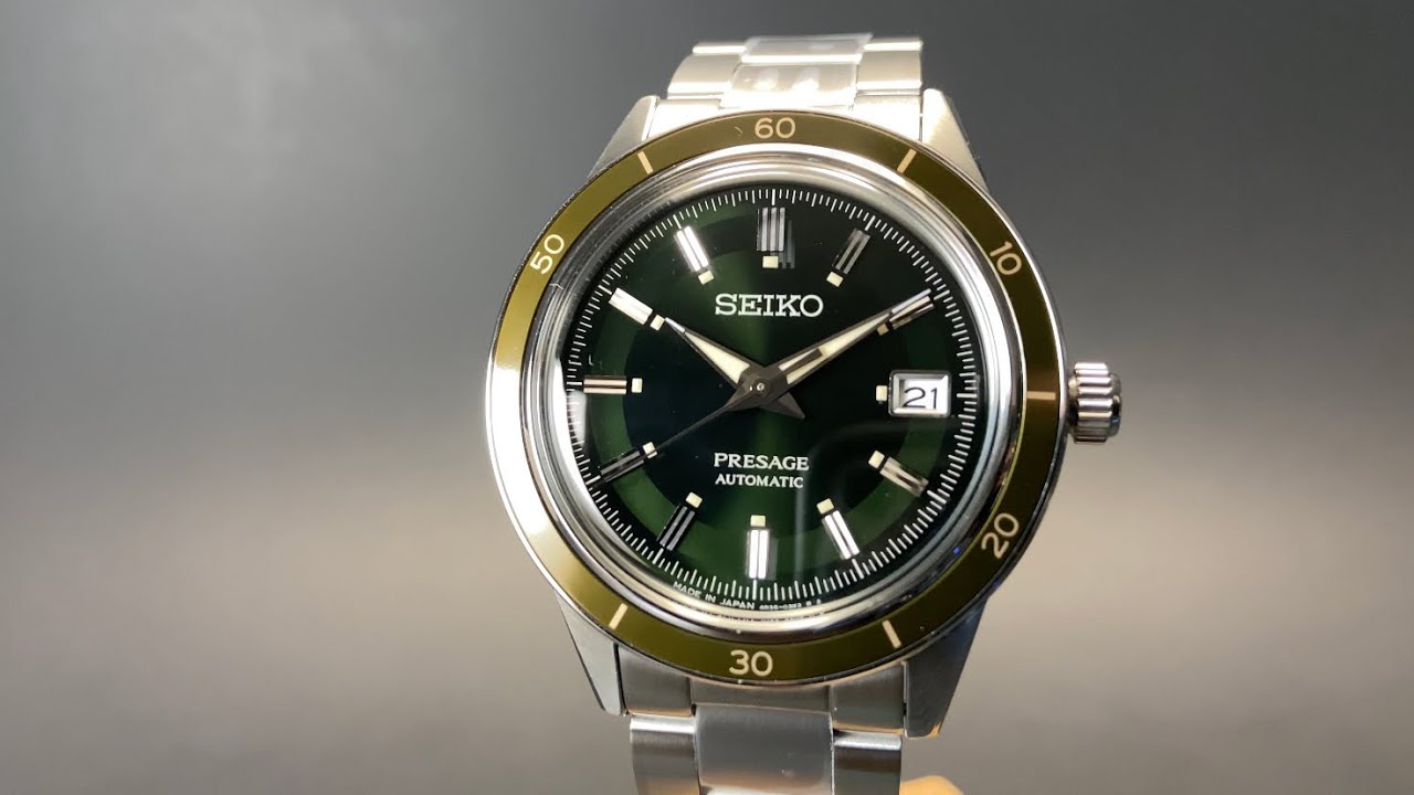 Brand New Seiko Presage SRPG07! Green Dial Automatic, Under $600?!? -  YouTube