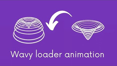 Wavy loader animation effects || Css tutorial