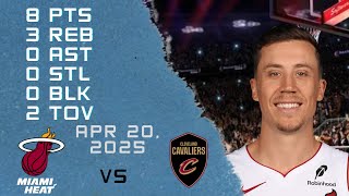 Duncan Robinson Player Full High Lowlights vs CAVALIERS 20 04 2025 Play off