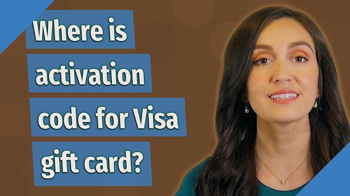 4 digit activation code visa gift card