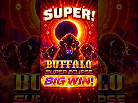 💥SUPER WIN!💥 NEW BUFFALO SUPER ECLIPSE BONUS at PALAZZO Casino! #shortfeed #shorts