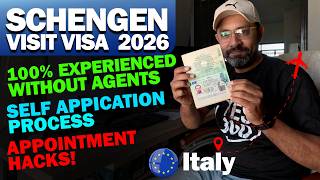 100% Schengen Visa Without Agent | Self Appointment Tips + Full Process 2026 🇪🇺