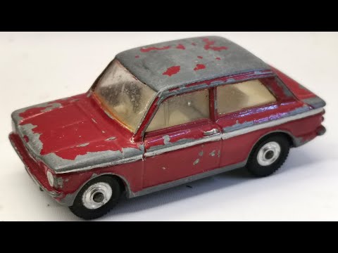 Corgi restoration of Hillman Imp No. 251. Die-cast model toy.