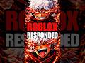 Roblox RESPONSED After The CEO Was CURSED?!? #shorts
