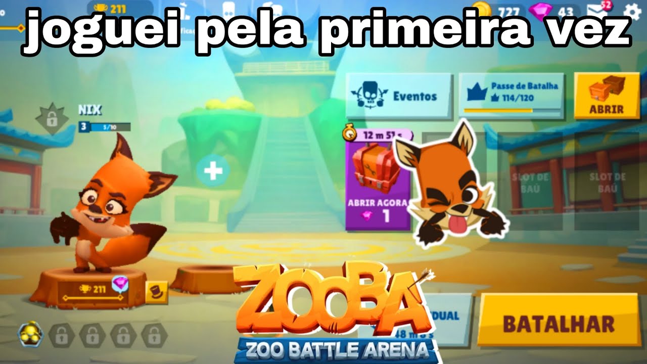 Joguei zooba pela primeira vez!! 