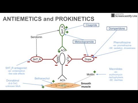 Video: Prokinetika: Bethanechol, Cisaprid, Domperidon A Metoclopramid