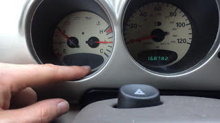 How to reset the instrument panel on a PT cruiser