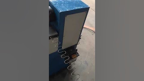 Zigzag spring machine