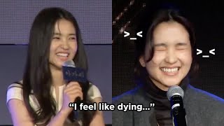 Kim Taeri being nervous for 6 minutes straight [ENG SUB]