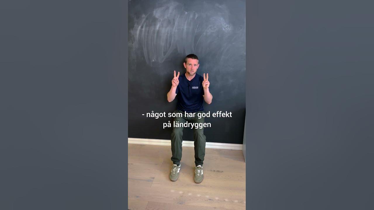 Två övningar för ländryggen #shorts - YouTube