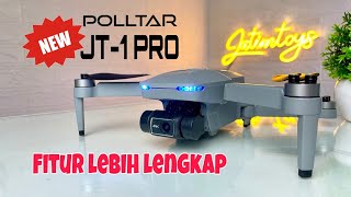 THE NEW POLLTAR JT-1 PRO DRONE 1 JUTAAN KAMERA GIMBAL, GPS, BRUSHLESS - DRONE PEMULA TERBAIK