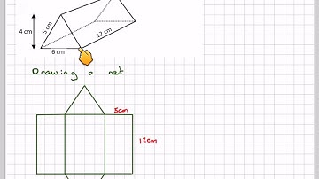 Finding the surface area of a triangular prism