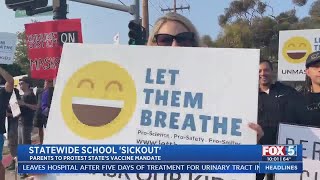 Protesters Set For Statewide School Walkout Over Vaccine Mandate