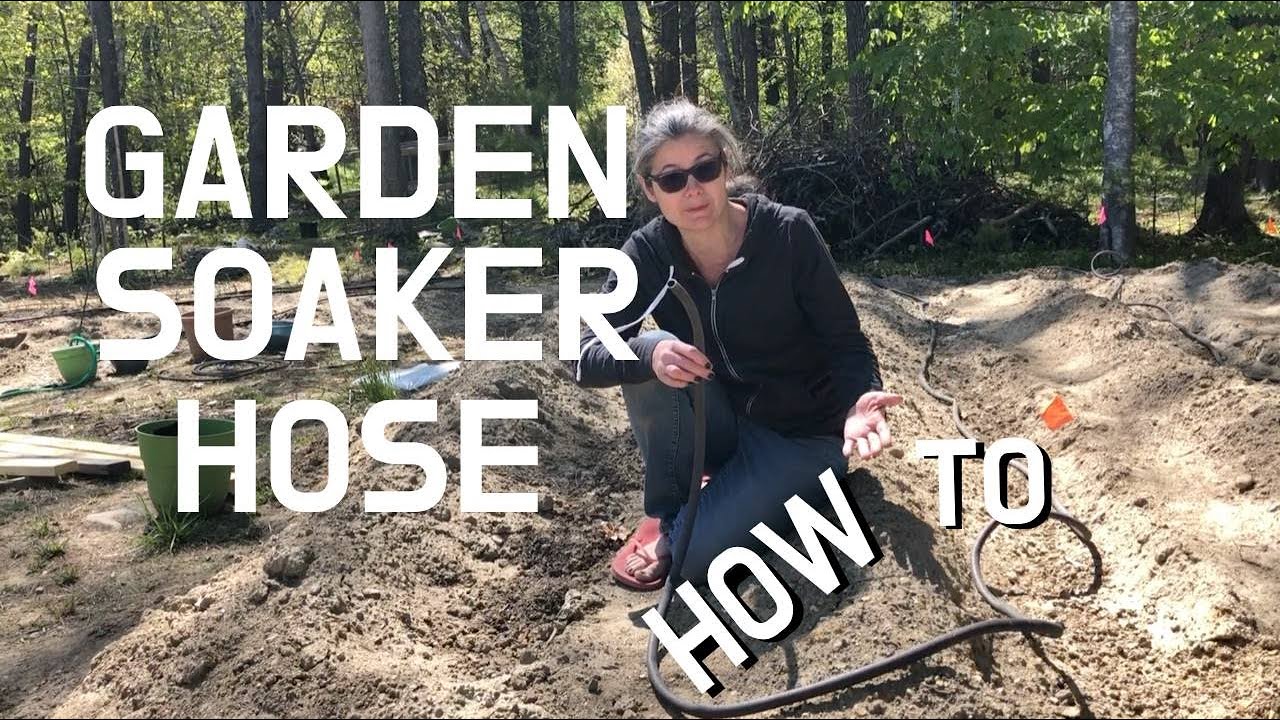 How To Set Up a Soaker Hose and Watering Timer for Your Garden! - YouTube