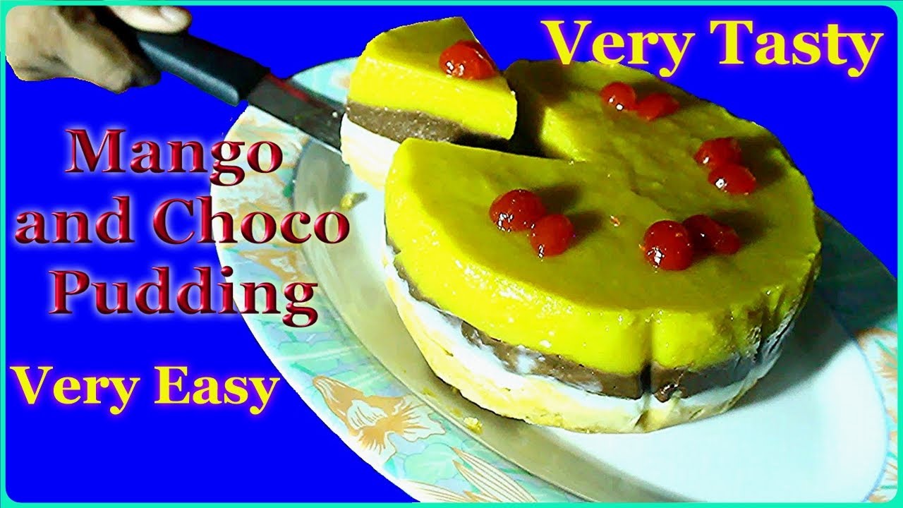 Mango Pudding Recipe in Telugu Chocolate Pudding Recipe How to