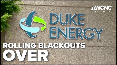 Rolling blackouts in Charlotte over as Duke Energy works to restore power