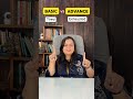 Basic vs Advance English Words #english #shorts #ytshorts #trending #viral #youtube #youtubeshorts