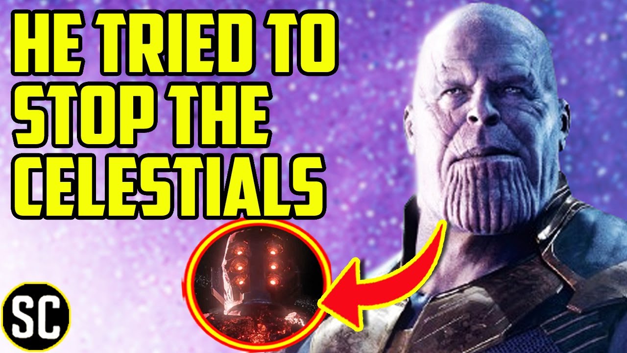 ETERNALS: Thanos Was an Eternal, Trying to Stop The Celestials ...