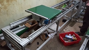 Towline Shuttle Belt Conveyor - Bidirectional Conveyor - Orange Conveyor Systems - 9940647200