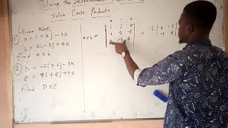 Using Determinant method to Solve Cross product
