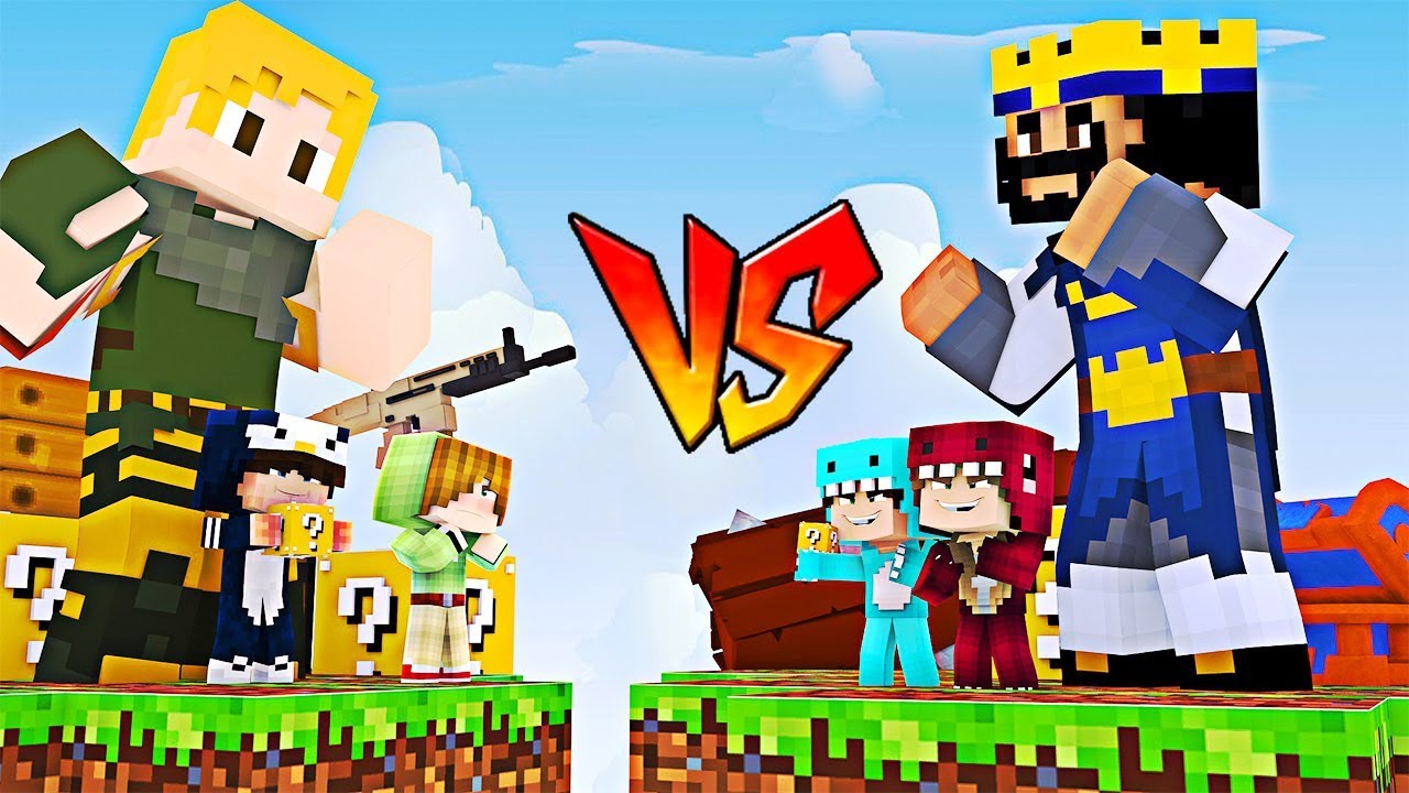 BEBE MILO ISLA de FORTNITE VS ISLA de CLASH ROYALE ? MINECRAFT JUEGO