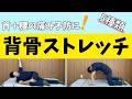 【背骨のケア】胸椎のストレッチをして首の痛みや腰痛を予防しよう！
