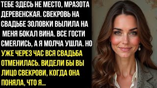 видео: ТЕБЕ ЗДЕСЬ НЕ MEСТО, MPAЗОTA ДEPEВЕНСКАЯ. СВЕКРОВЬ НА СВАДЬБЕ ЗОЛОВКИ ВЫЛИЛА НАМЕНЯ БОКАЛ ВИНА... картинка: ТЕБЕ ЗДЕСЬ НЕ MEСТО, MPAЗОTA ДEPEВЕНСКАЯ. СВЕКРОВЬ НА СВАДЬБЕ ЗОЛОВКИ ВЫЛИЛА НАМЕНЯ БОКАЛ ВИНА...
