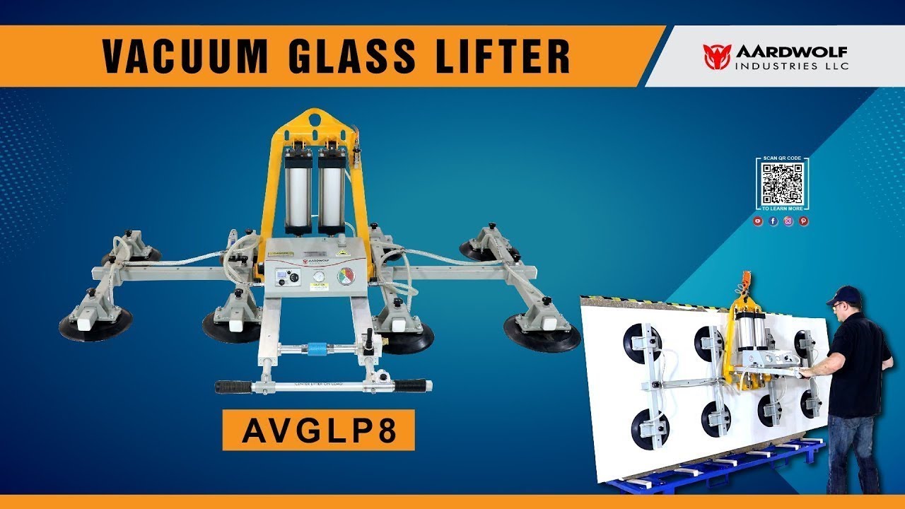 Вакуумный подъемник для стекла | АВГЛП8 | земляной волк