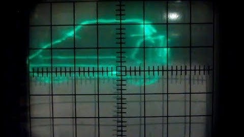 Music on Soviet OML-3M oscilloscope - C. Allen | Pantera 72