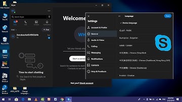 Change Language of Skype App on Windows 10 2019
