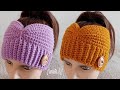 DIADEMA, GORRO COLETERO A CROCHET TODAS LAS TALLAS.