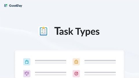 Task Types