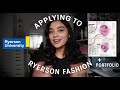 Ryerson Fashion Application+Portfolio Advice!