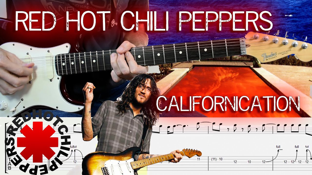 Red Hot Chili Peppers Californication (Guitar Lesson With TAB & Score