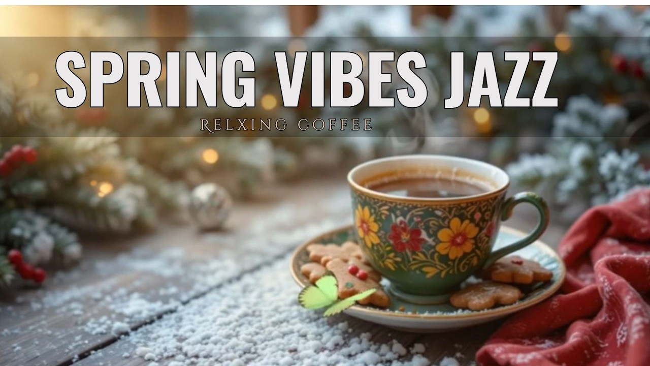 Cozy Spring Morning Coffee ☕🌸 Relaxing Cafe Ambience & Soft Nature Vibes