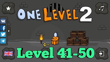 One Level 2 Stickman Jailbreak Level 41-50 Walkthrough.