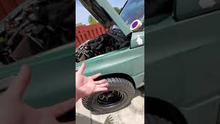 1996 Geo tracker get new tires And rims Part 1