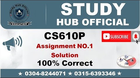 CS610P Assignment 1 100% Correct Solution Fall 2022 CS610P Assignment 1 solution 2022 CS610P fall22
