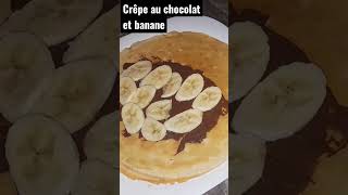 كريب بالشكلاط و الموز معلك ولا أروع crêpe au chocolat et banane