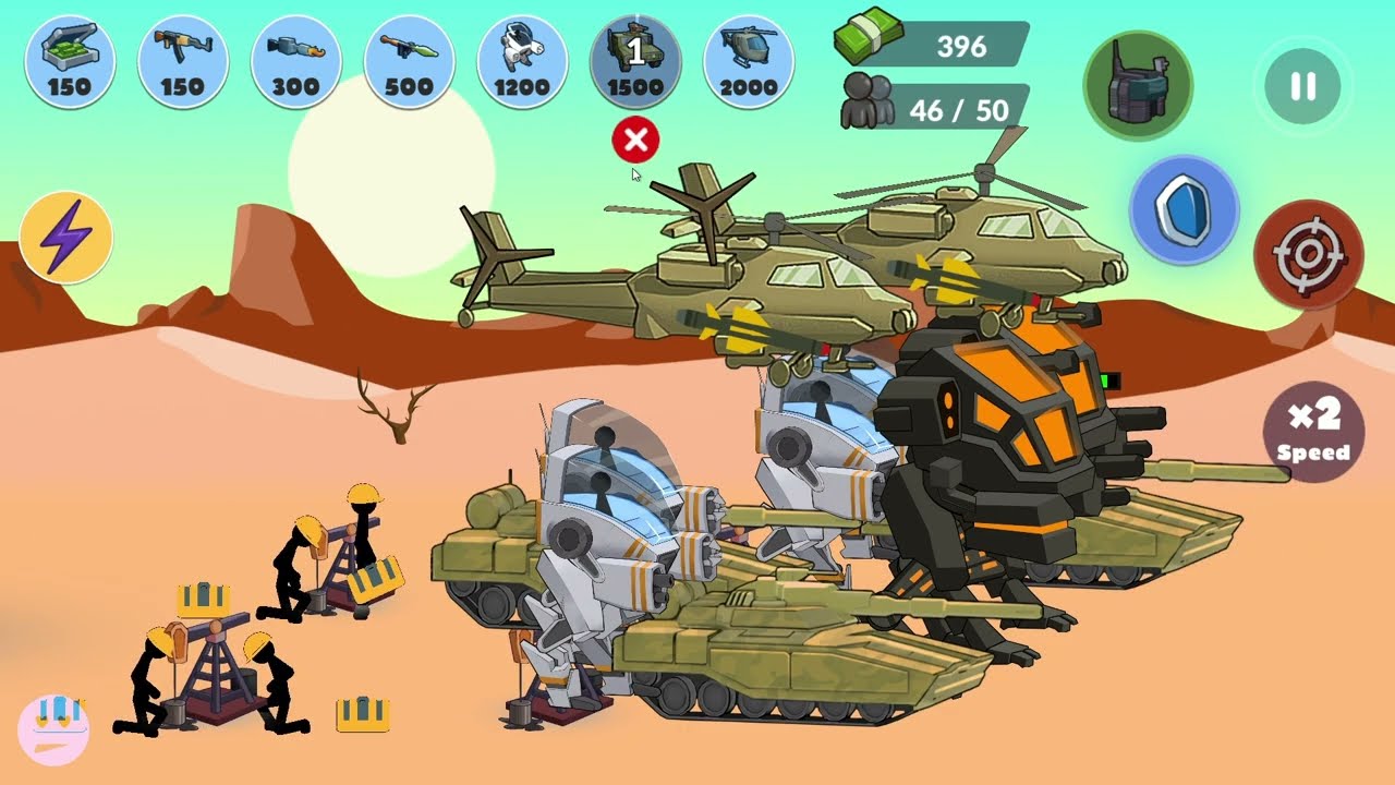 Stickman World War LV 49 Independence Day Final