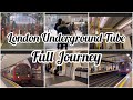 London underground central line full journey liverpool to algate 4k journey