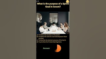 What is the purpose of a Sprint Goal in Scrum?  | Tech Guru Ram |