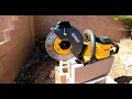 Cordless Dewalt Cut Off Saw vs Stihl TS 700 mixed gas Saw Comparison