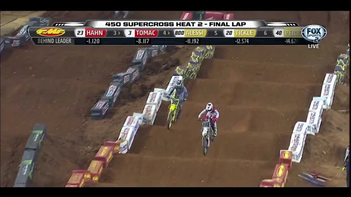Mike Alessi T Bones Broc Tickle AMA Supercross 2014 Atlanta