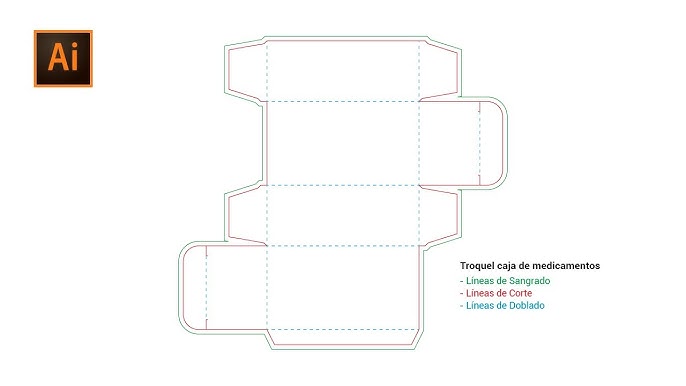 Cómo hacer diseño Packaging Caja Medicamentos PHOTOSHOP 2º. Parte