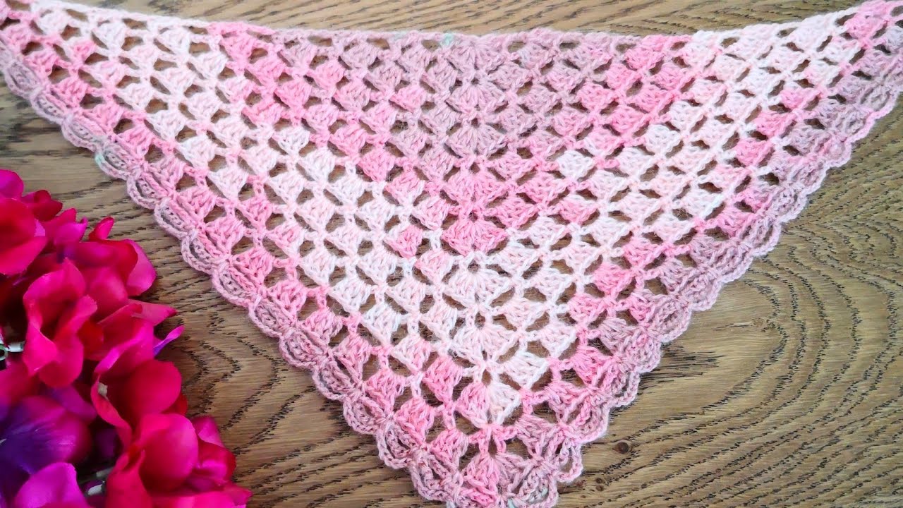 Elinizden Bırakamayacağınız Şahane Çeyizlik Şal Modeli Yapımı