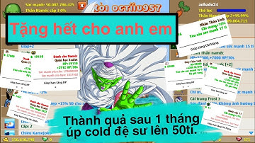 Ngọc Rồng Online - rất nhiều đồ sau 1 tháng úp sư đồ lên 50 tỷ NRO EZ