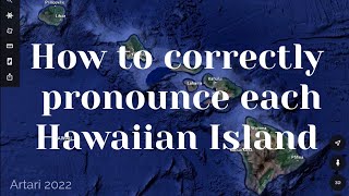 #Hawaiian #Islands HOW TO CORRECTLY PRONOUNCE EACH HAWAIIAN ISLAND