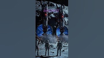 #Futuristic Tunnels On Lunar Moon#tbm #space #ai