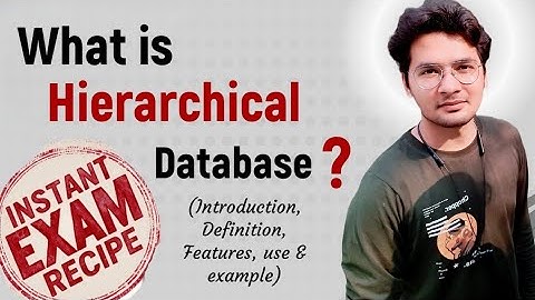 DBMS-13: What is Hierarchical Database ? |Introduction, Definition,Features, use & example, Types of